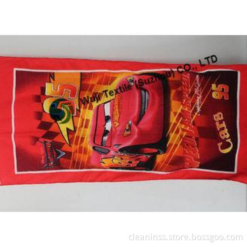 Microfiber Oversized Beach Towels, Cartoon Cute Bath Towel